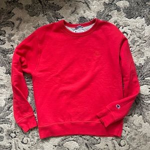 Champion Mens‎ Crew Neck Pullover Red Size Medium